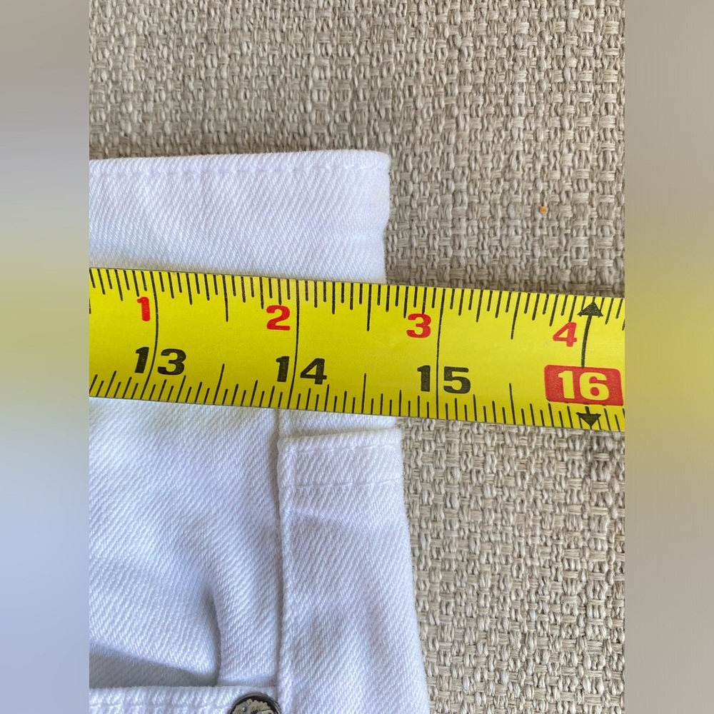 AG Adriano Goldschmied White Straight Leg Jeans - Picture 8 of 11